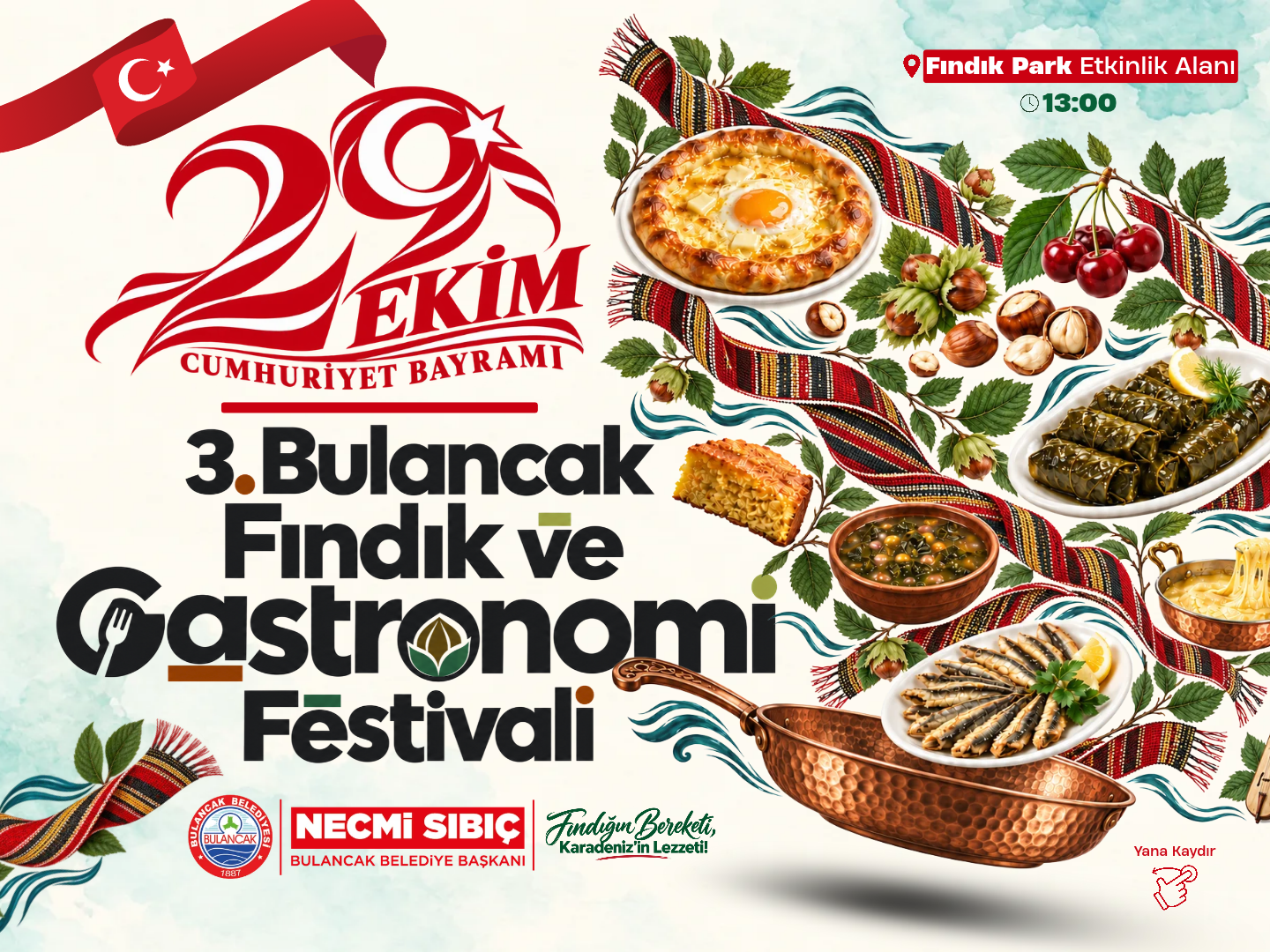3. Bulancak Fındık ve Gastronomi Festivali Başlıyor!