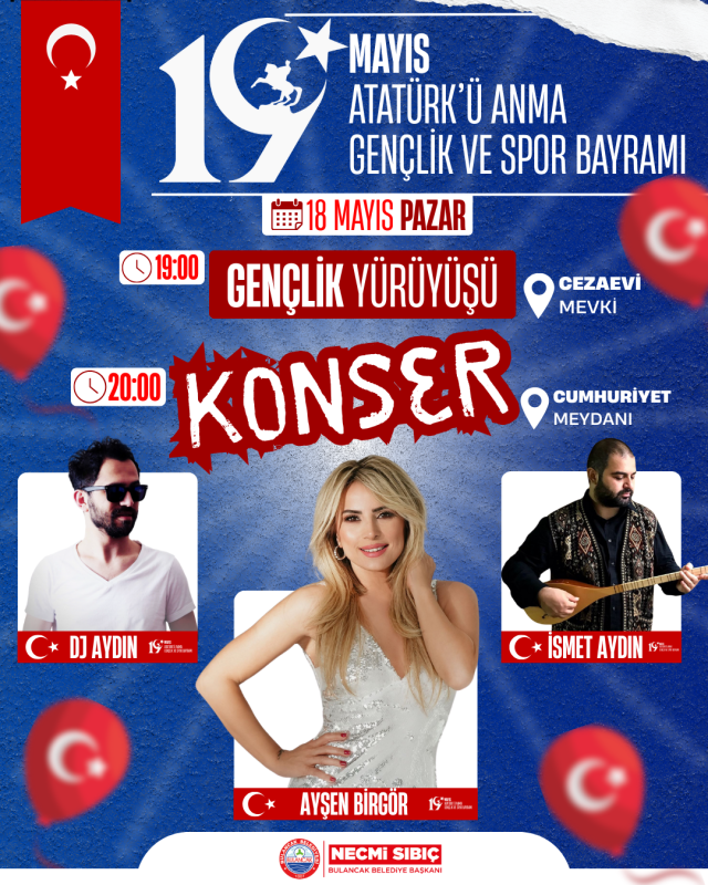 19 Mayıs Atatürk'ü Anma Gençlik ve Spor Bayramı