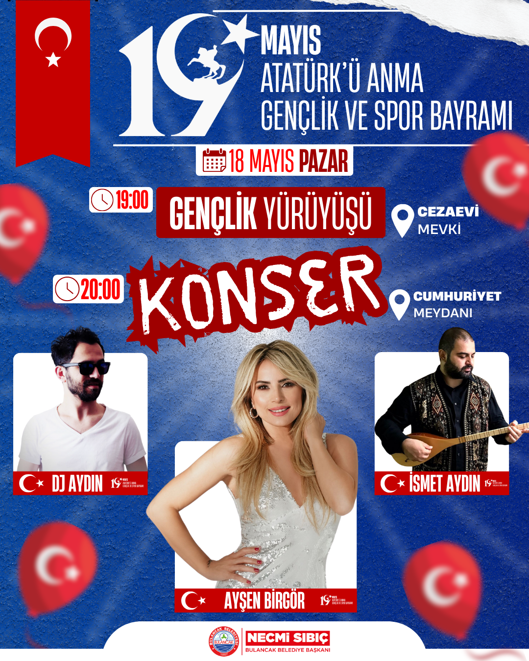 19 Mayıs Atatürk'ü Anma Gençlik ve Spor Bayramı